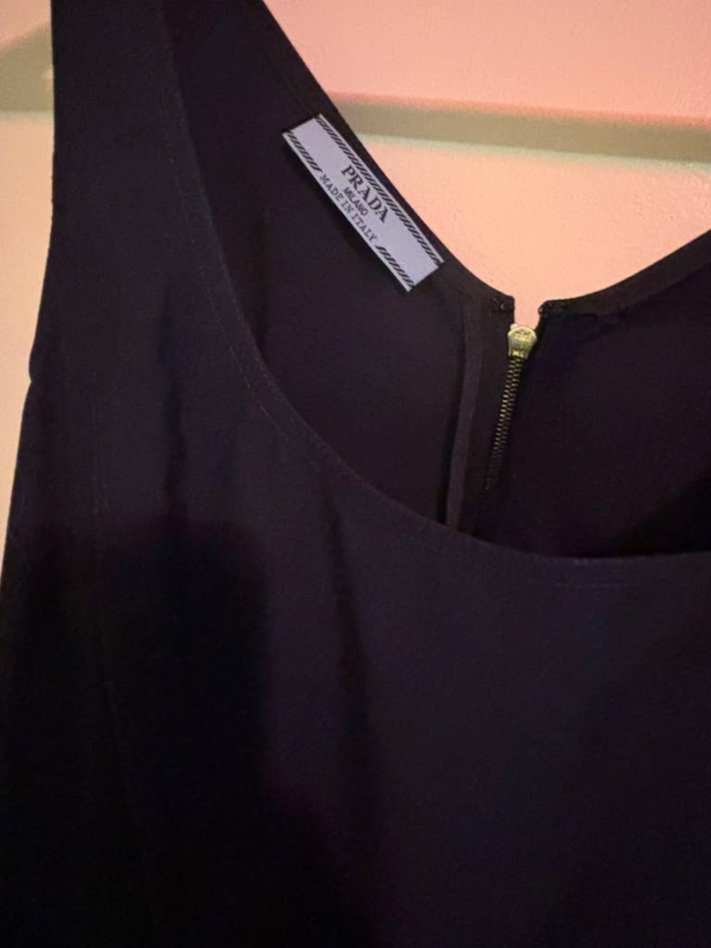 PRADA RE-NYLON MINI DRESS - Picture 5 of 5